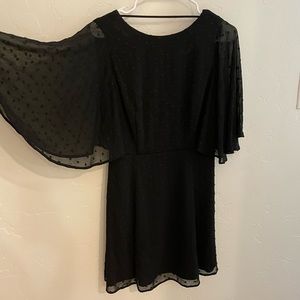 Black Gianni bini dress - size 4 - Swiss dot detail